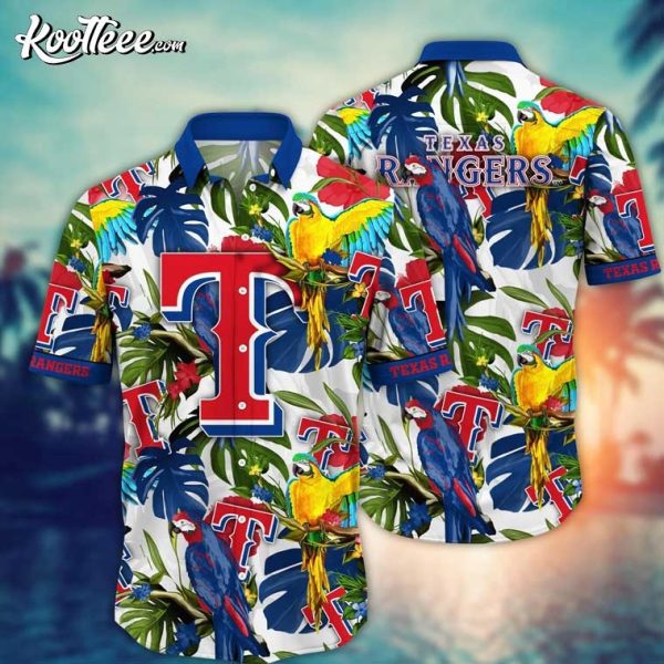 Texas Rangers MLB Aloha Hawaiian Shirt