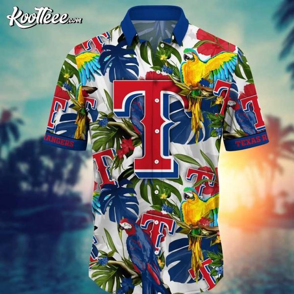 Texas Rangers MLB Aloha Hawaiian Shirt