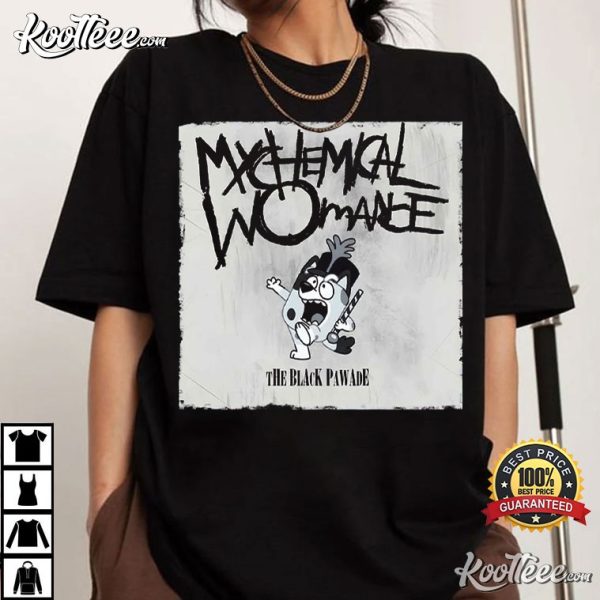My Chemical Romance Bluey Muffin The Black Pawade T-Shirt