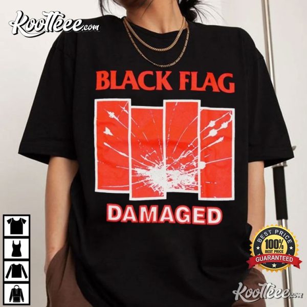 Black Flag Damaged T-Shirt
