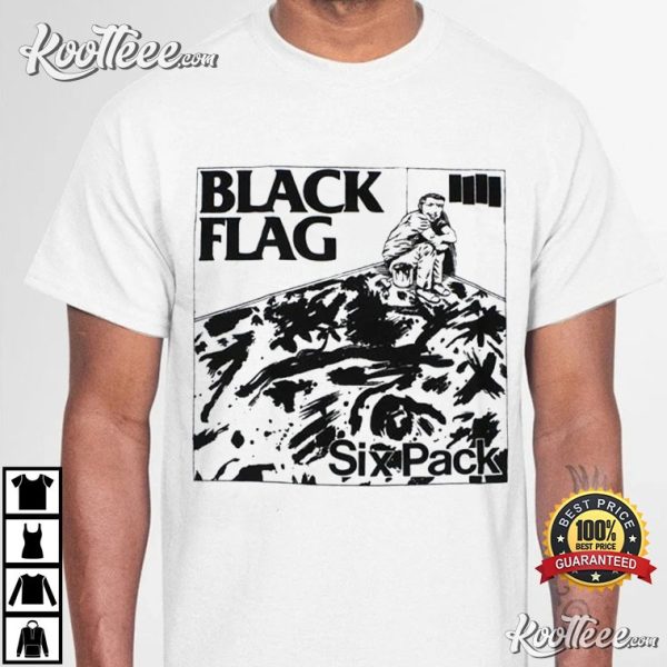Black Flag Six Pack T-Shirt