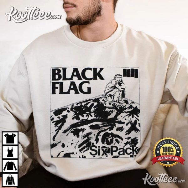 Black Flag Six Pack T-Shirt