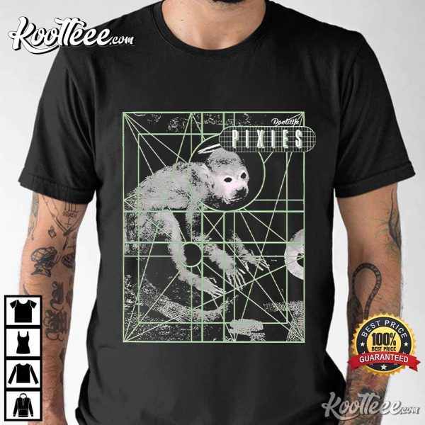 Pixies Monkey Grid T-Shirt