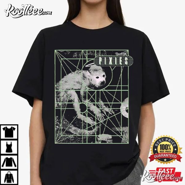 Pixies Monkey Grid T-Shirt