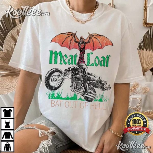 Meat Loaf Bat Out Of Hell Retro T-Shirt