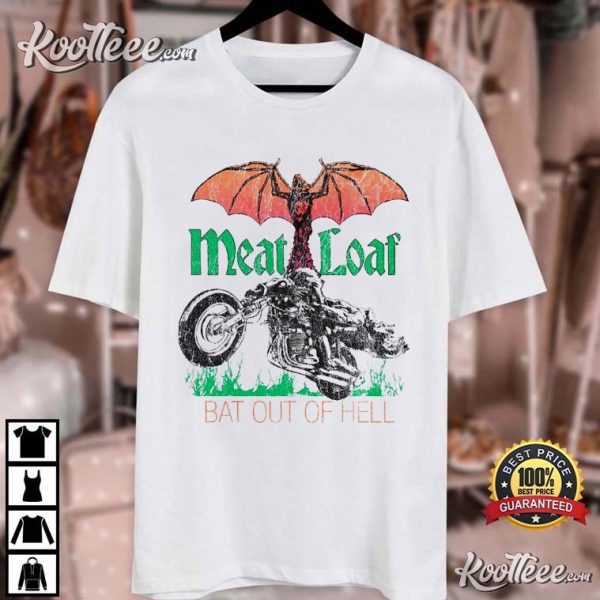 Meat Loaf Bat Out Of Hell Retro T-Shirt