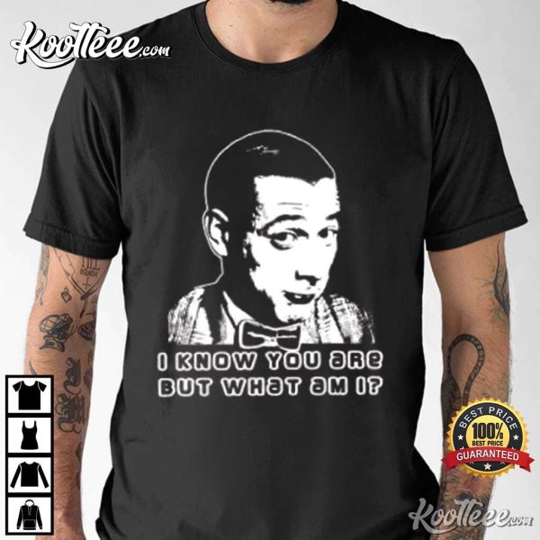 Pee Wee Herman I Know You Are But What Am I Vintage T-Shirt
