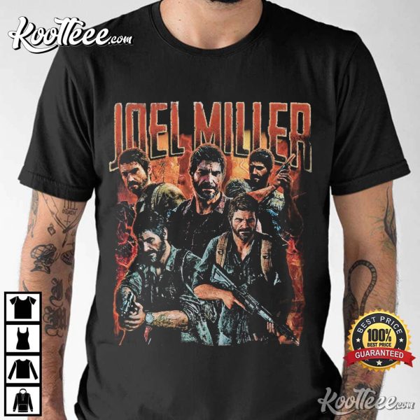 Joel Miller The Last Of Us Game Vintage T-Shirt