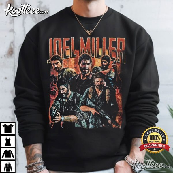 Joel Miller The Last Of Us Game Vintage T-Shirt