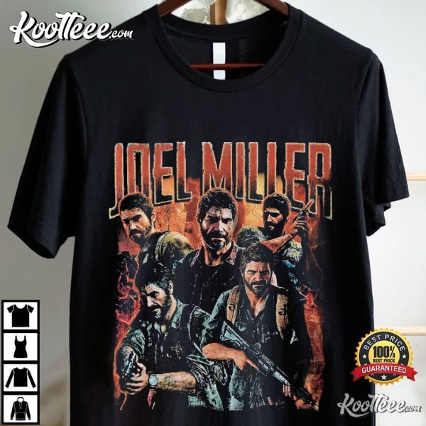 Joel Miller The Last Of Us Game Vintage T-Shirt