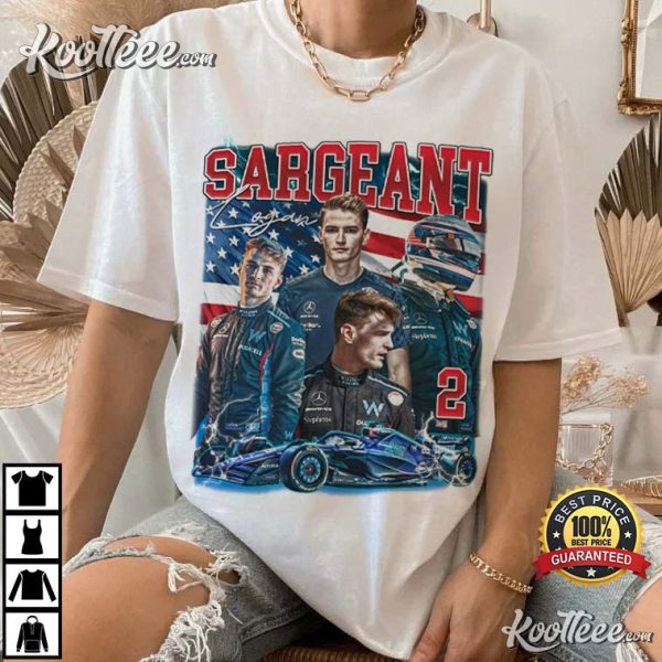 Logan Sargeant Formula Racing Driver Vintage T-Shirt
