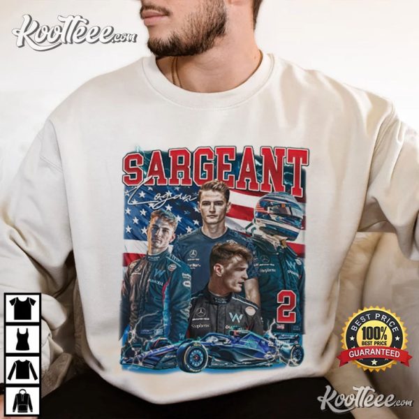 Logan Sargeant Formula Racing Driver Vintage T-Shirt