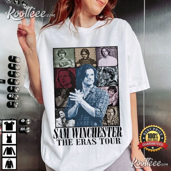 Sam Winchester Supernatural The Eras Tour T-Shirt