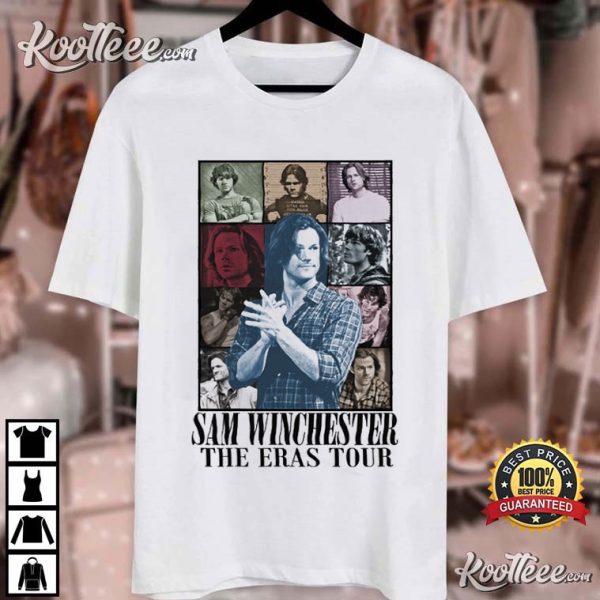 Sam Winchester Supernatural The Eras Tour T-Shirt