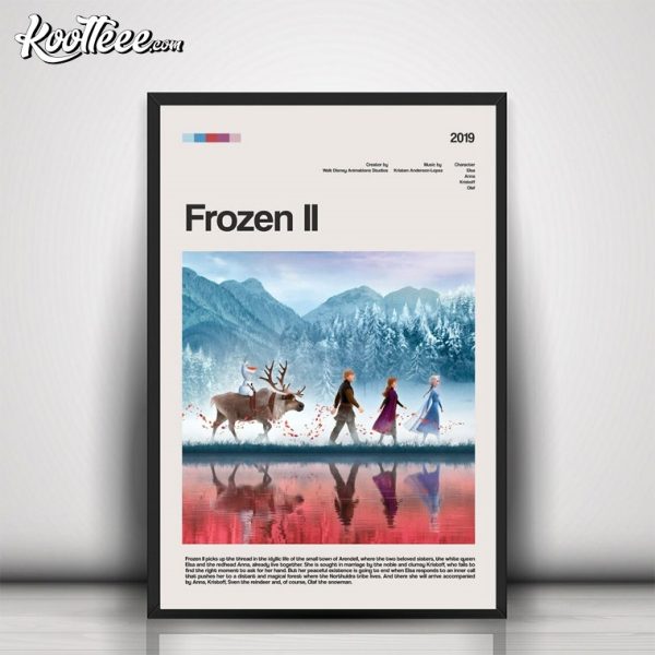 Frozen II Wall Art Decoration Cartoon Poster