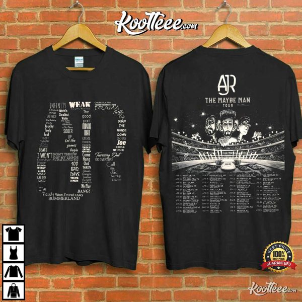 AJR The Maybe Man Tour 2024 Gift T-Shirt