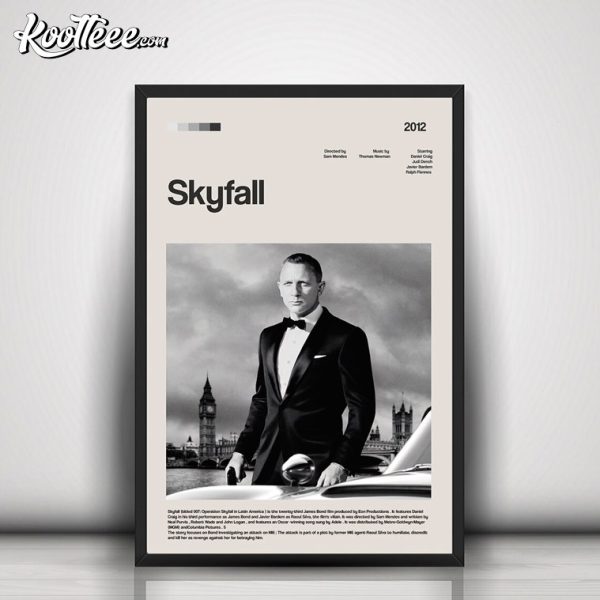 Skyfall James Bond Wall Decor Poster