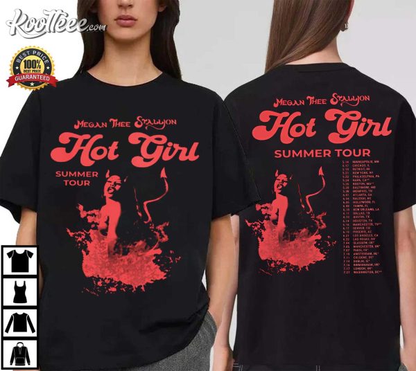 Megan Thee Stallion Hot Girl Summer Tour Gift T-Shirt