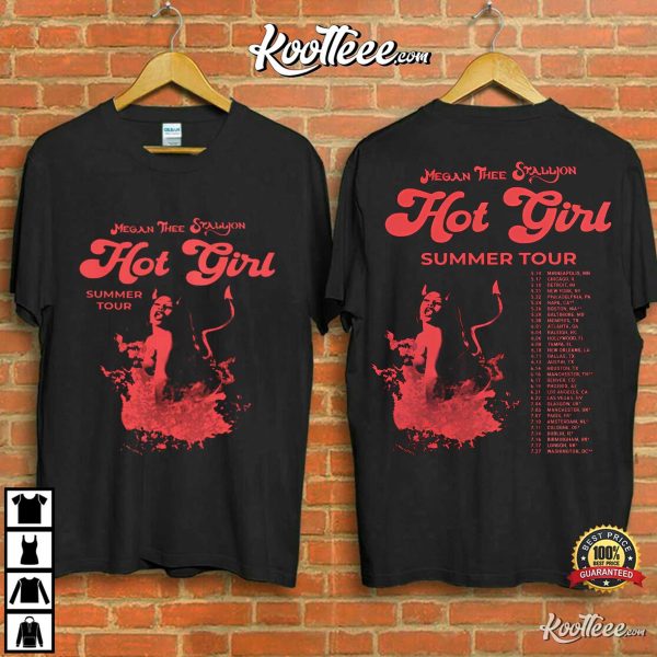 Megan Thee Stallion Hot Girl Summer Tour Gift T-Shirt