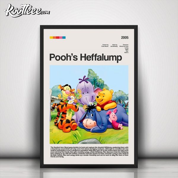 Poohs Heffalump Movie Childrens Cartoon Poster