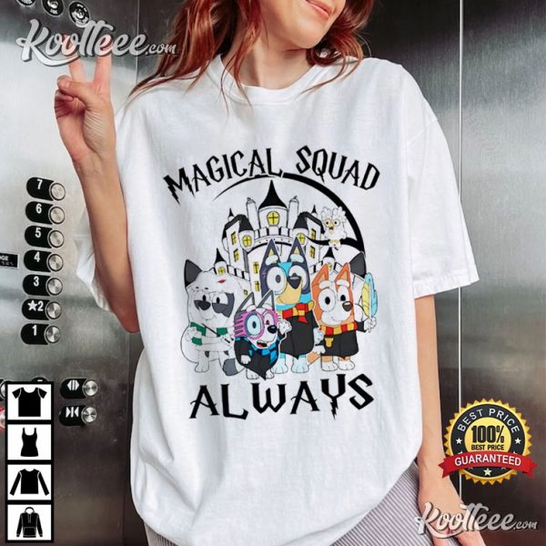 Bluey Magic Wizards Squad Harry Potter T-Shirt
