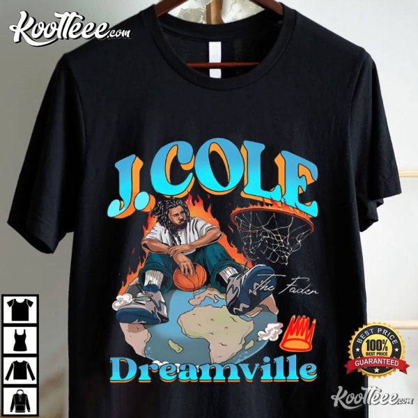 J Cole Dreamville Hip Hop the Fader T-Shirt