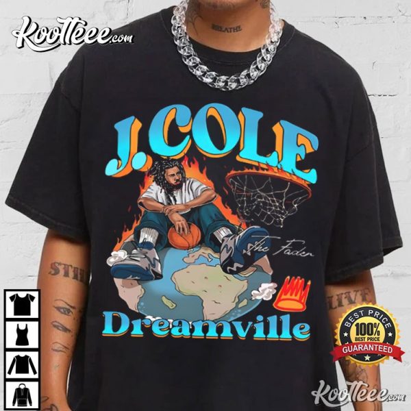 J Cole Dreamville Hip Hop the Fader T-Shirt