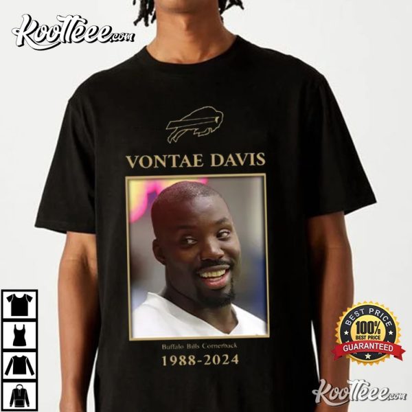 Vontae Davis Buffalo Bills 1988 – 2024 Memories T-Shirt