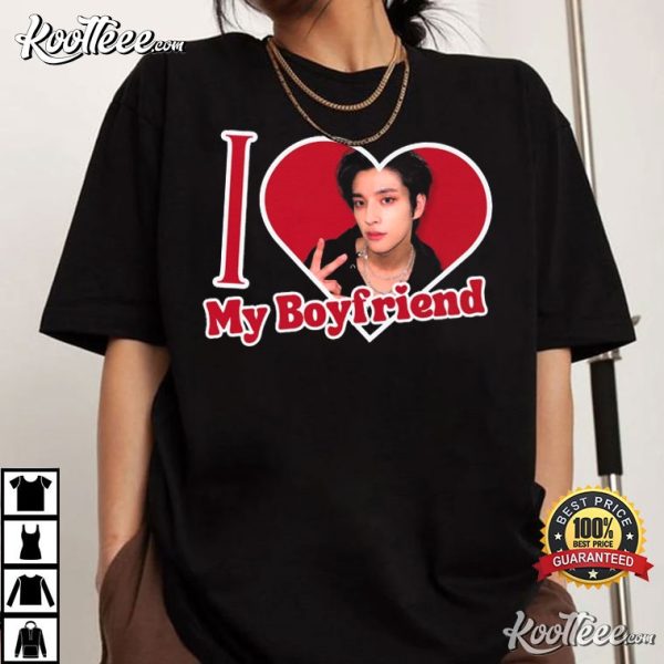 Jake Enhypen Selfie Photo I Love My Boyfriend T-Shirt