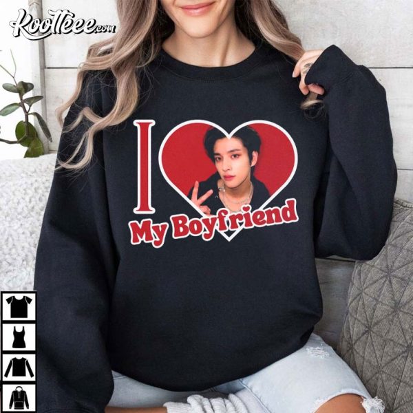 Jake Enhypen Selfie Photo I Love My Boyfriend T-Shirt