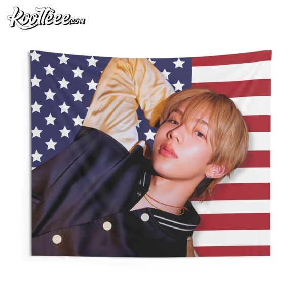 Riize Shotaro American Flag Wall Tapestry