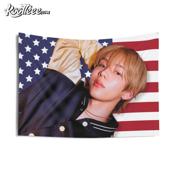 Riize Shotaro American Flag Wall Tapestry