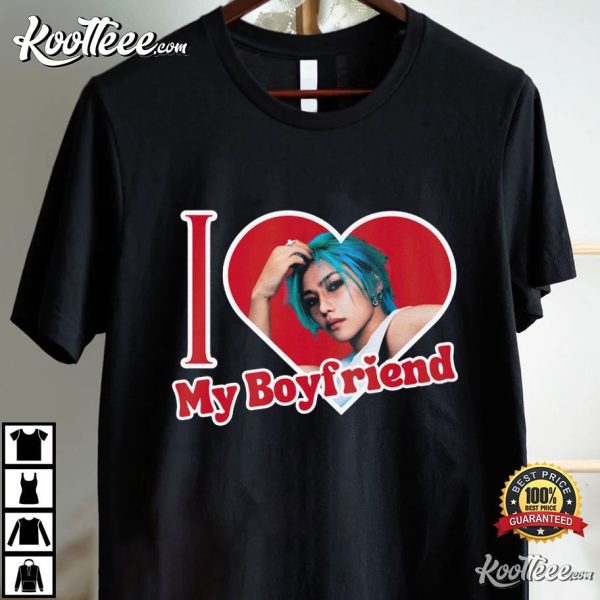 SKZ Felix Stray Kids I Love My Boyfriend T-Shirt