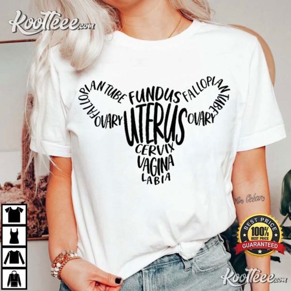Female Anatomy Reproductive Rights T-Shirt