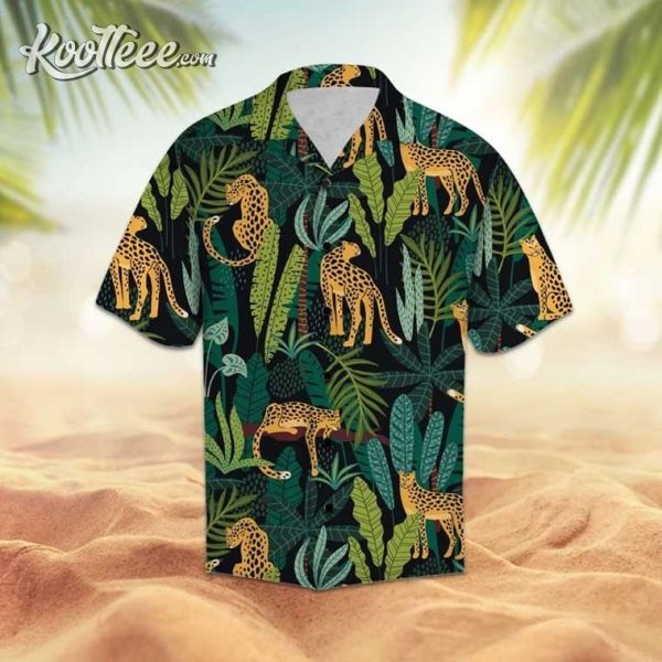 Leopard Tropical Summer Hawaiian Shirt