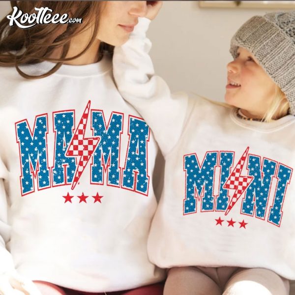 American Mama And Mini Fourth Of July T-Shirt