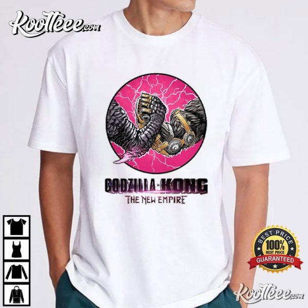 Godzilla X Kong The New Empire 2024 Arm Wrestling T-Shirt