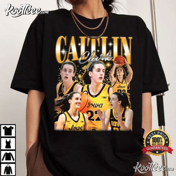 Caitlin Clark Iowa Hawkeyes Basketball Vintage T-Shirt