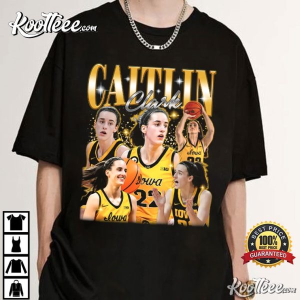 Caitlin Clark Iowa Hawkeyes Basketball Vintage T-Shirt