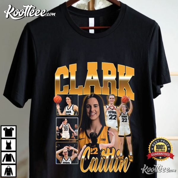 Caitlin Clark Iowa Hawkeyes Vintage Style T-Shirt