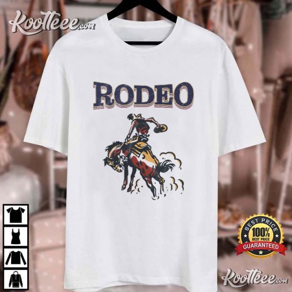 Rodeo 90s Vintage Graphic Cowboy T-Shirt
