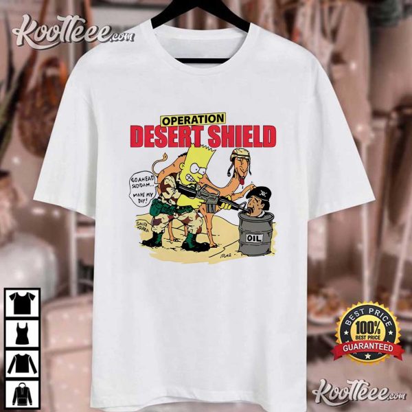 Bart Simpson Operation Desert Shield T-Shirt
