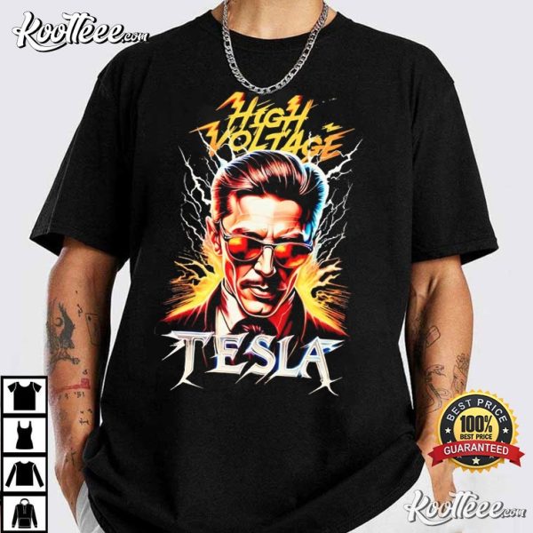 High Voltage Tesla Graphic T-Shirt