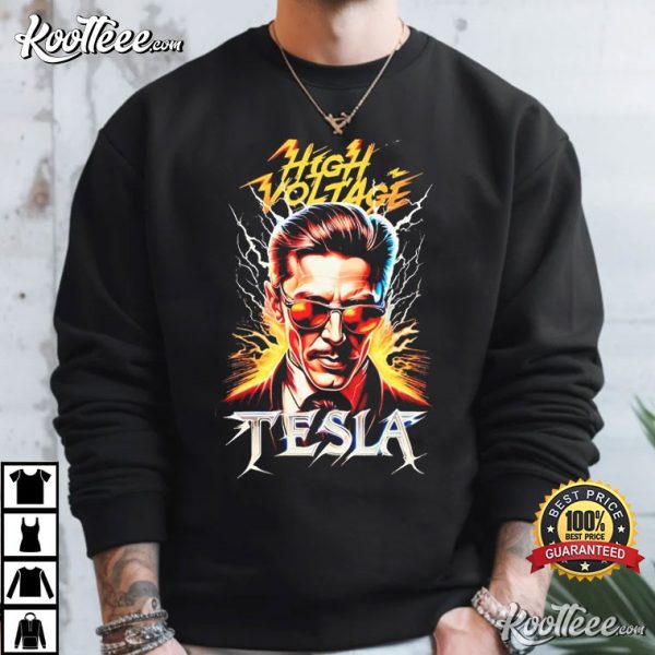 High Voltage Tesla Graphic T-Shirt