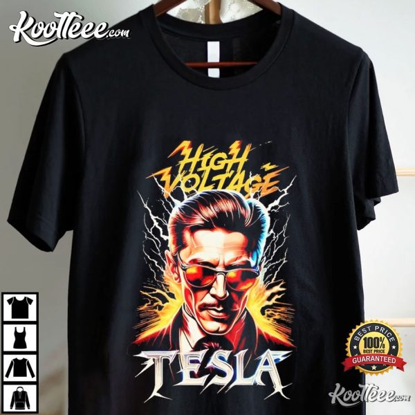 High Voltage Tesla Graphic T-Shirt