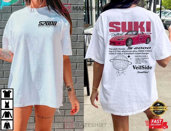 Honda S2000 Suki Pink Fast And Furious T-Shirt