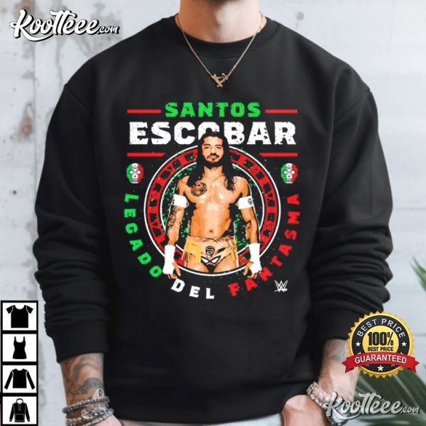 Santos Escobar Legado Del Fantasma NXT Cruiserweight Champion T-Shirt