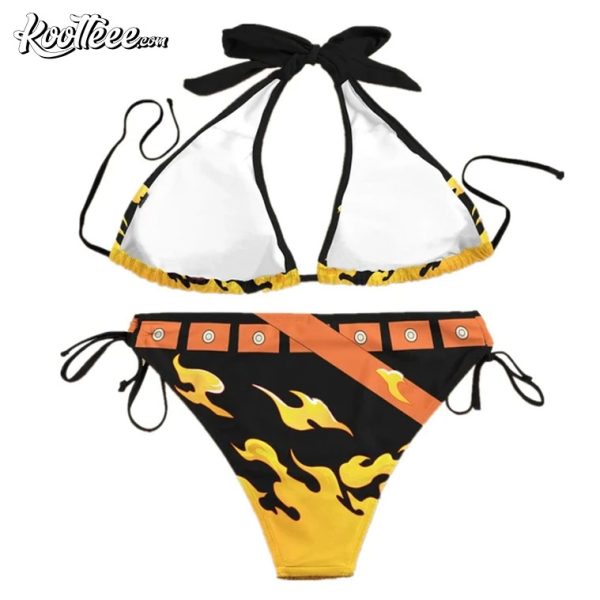 Portgas D Ace One Piece Cosplay Bikini Swimsuit