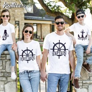 Naval Family Sailing Outfit Family Matching Shirts Naval Family Sailing Outfit Family Matching Shirts