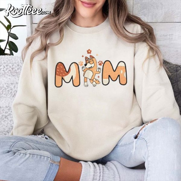 Chilli Mom Bluey Mother’s Day Embroidered Sweatshirt